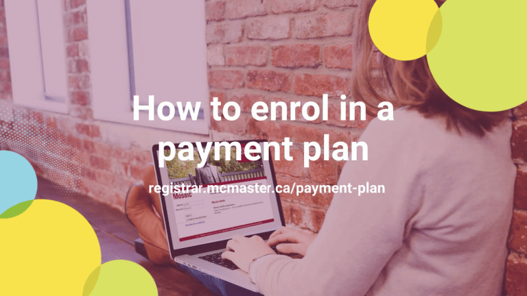 How to enrol in a payment plan